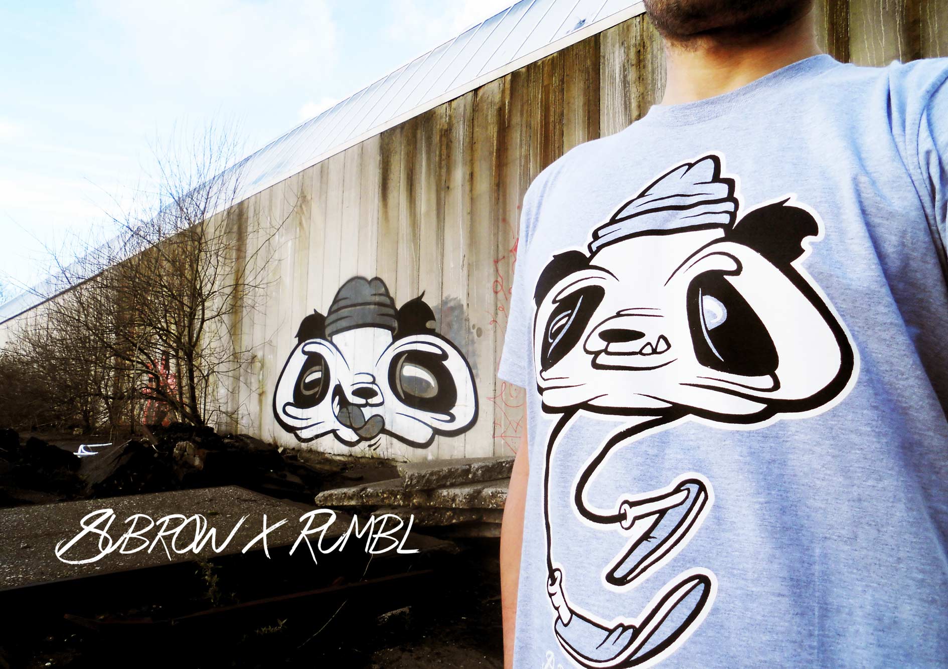 Rumbl Panda t-shirt